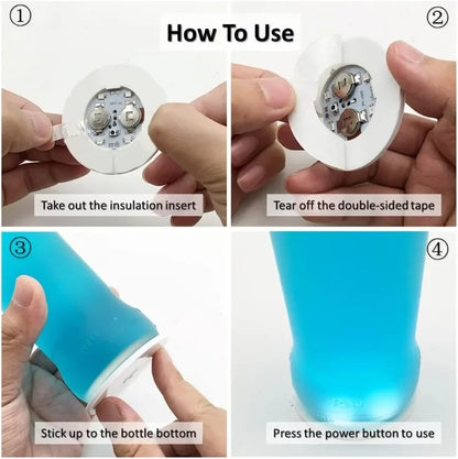 Sticker Luminous Drinking Glass